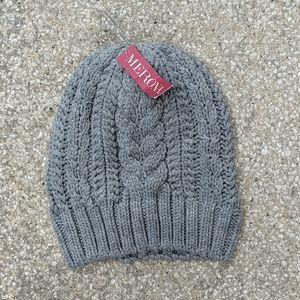 🌟 Merona Gray Beanie Hat